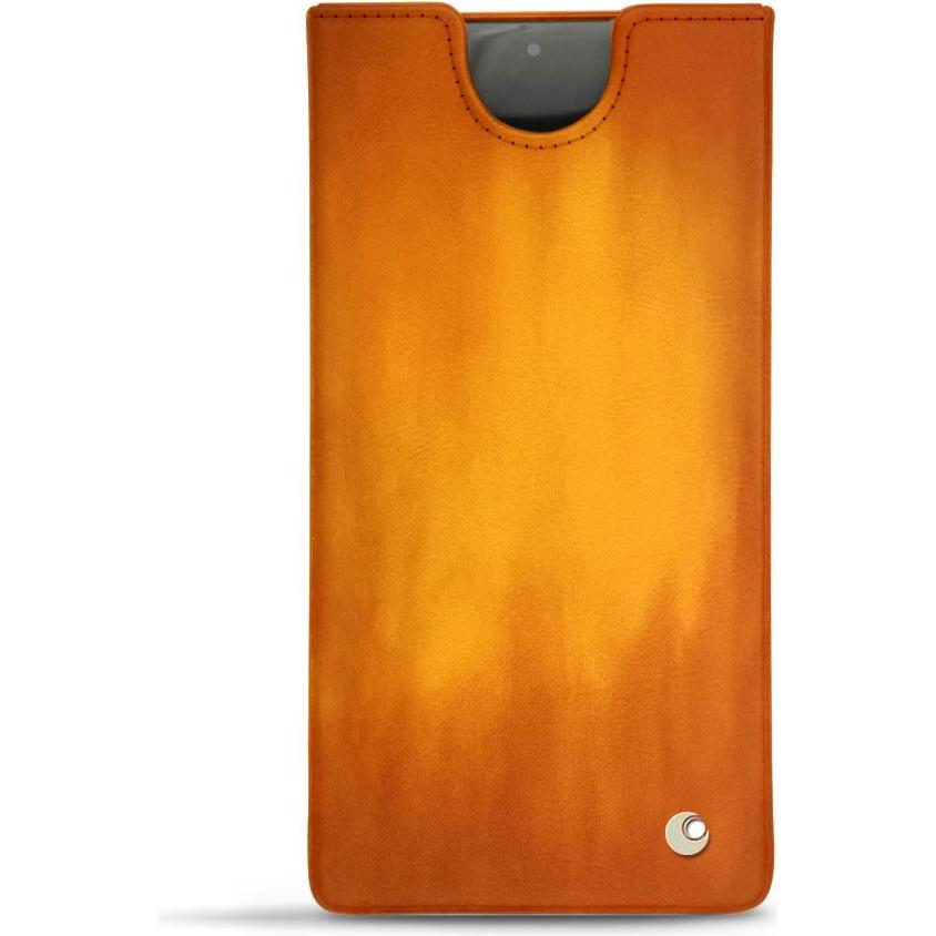 Noreve Lederschutzhülle (Samsung Galaxy Note 10), Smartphone Hülle, Orange