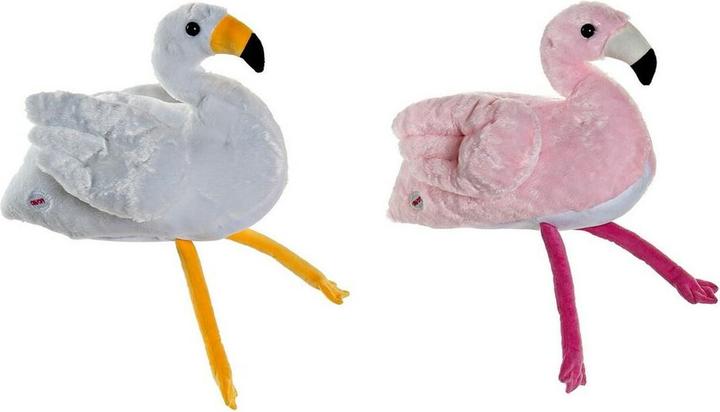 Image du produit DKD Home Decor Blanc Rose Pour enfants Rose Flamingo 34 x 25 x 27 cm (2 pièces) (27 cm)