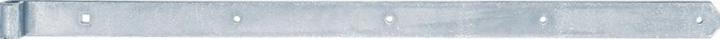 Produktbild GAH Ladenband Länge 800 x 13 x 40 mm Stärke 5 mm Stahl galv. verz. dickschichtpassiviert Ø 13 mm abge...
