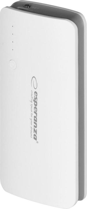 Produktbild Esperanza EMP106WE Radium - Grau - Weiss - Universal - Rechteck - 8000 mAh - USB - 5 V (8000 mAh, 29.60 Wh)