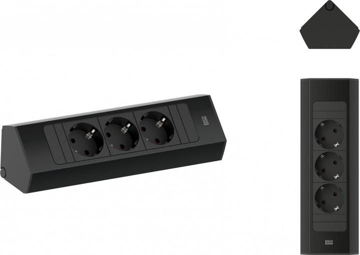 Produktbild Bachmann CASIA 2 3xCEE7/3 2,0m AEH SW (3x, CEE 7/3, 2 m)