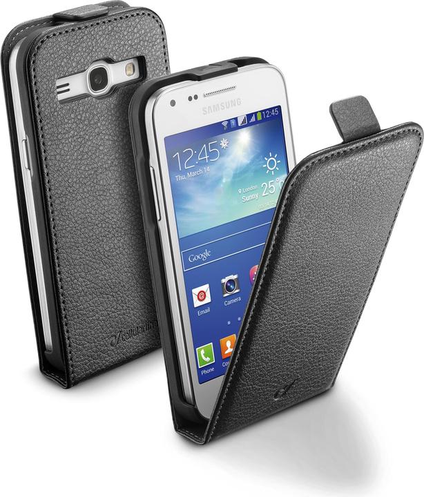 Produktbild Cellularline FLAP flip case for Core Plus, black (Samsung Galaxy Core Plus)