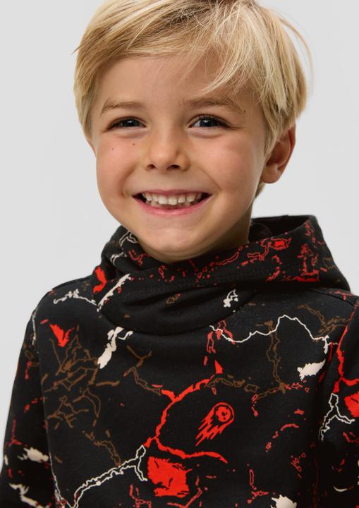 Actual product image s.Oliver Sweatshirt Sweatshirt mit weicher Innenseite (98)