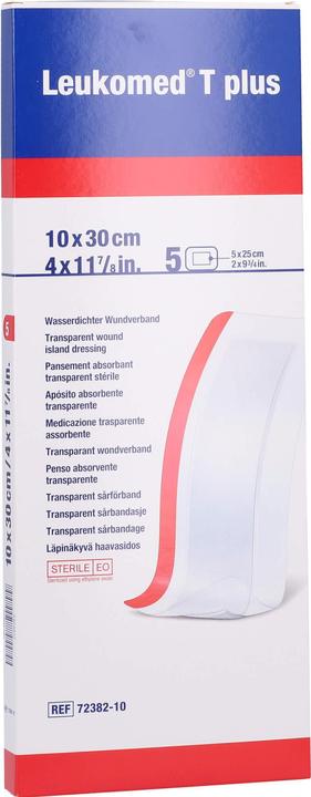 Produktbild BSN T plus transparenter Wundverband 10x30cm mit Wundauflage (5 x)