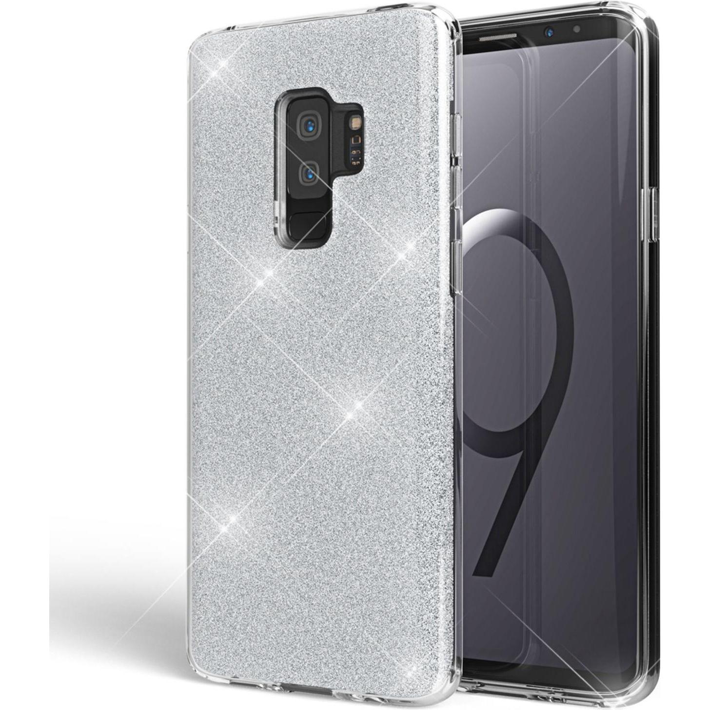 Nalia Handyhülle (Samsung Galaxy S9+), Smartphone Hülle, Silber