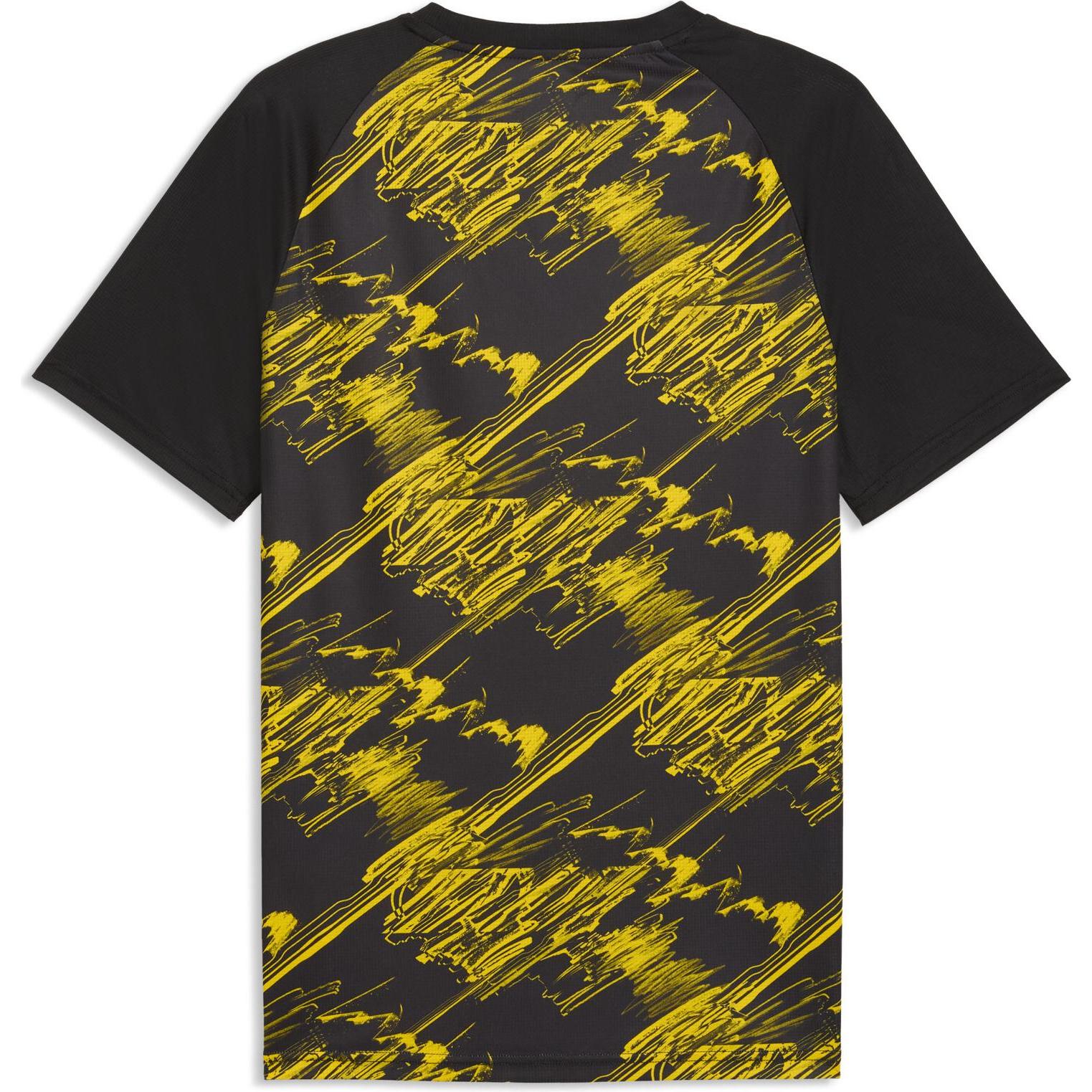 Puma, Uomini, Maglietta calcio, BVB Warm Up Jersey (L), Nero, Giallo, L