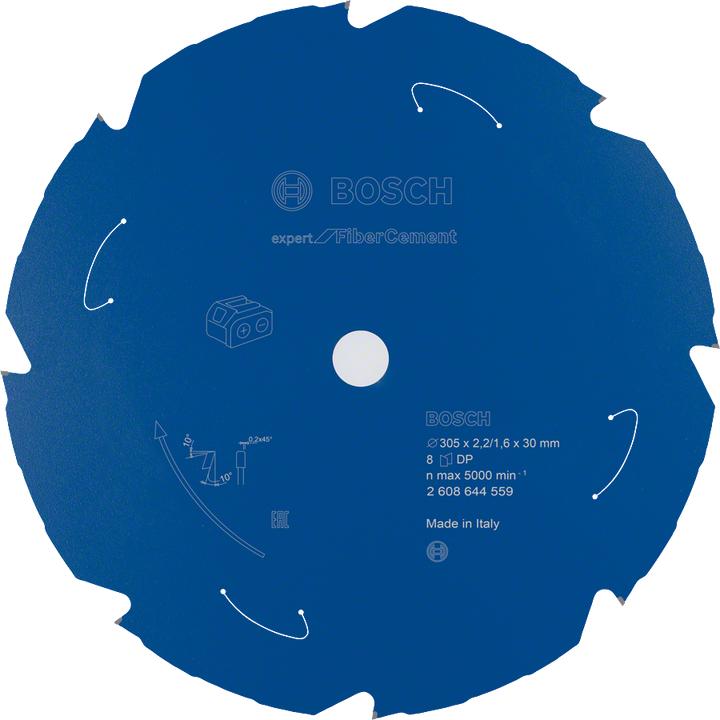 Produktbild Bosch Professional Zubehör Akku-Kreissägeblatt Expert for Fibre Cement, 305 x 2,2/1,6 x 30, 8 Zähne