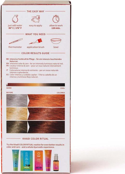 Image du produit Khadi Henné pur (Rouge)