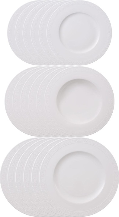 Produktbild Villeroy & Boch White Pearl Teller-Set (6 Stück)