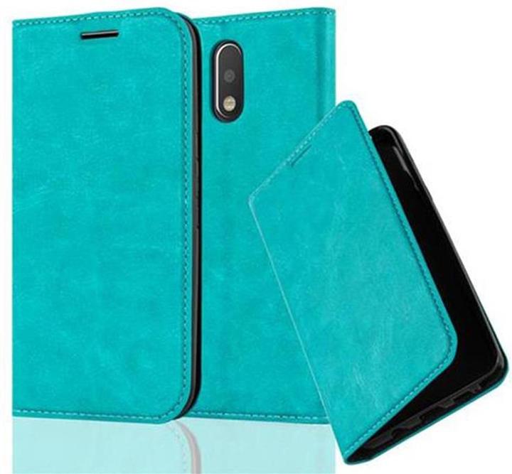 Actual product image Cadorabo Case Book Invisible Magnet (Motorola Moto G4, Motorola Moto G4 Plus)