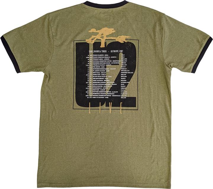 Produktbild U2 Joshua Tree Europe 1987 TShirt (XL)