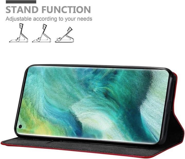 Actual product image Cadorabo Book Invisible Magnet Cover (Oppo Find X2)