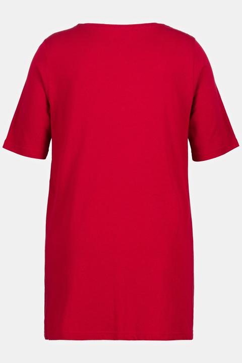 Actual product image Ulla Popken Essential Front Pleat Tee (62)
