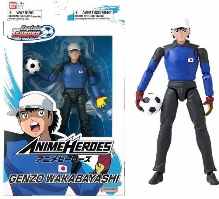 Produktbild Bandai ANIME HEROES Captain Tsubasa figure with accessories, 16 cm - Genzo Wakabayashi