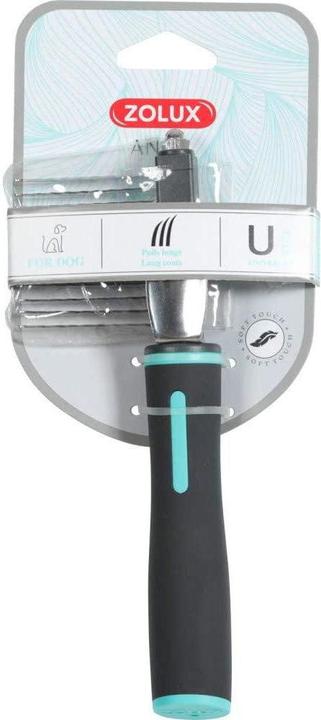 Actual product image Zolux 470829, Dog, Comb, Black, Blue, Stainless steel, 1 piece(s) (Dog)