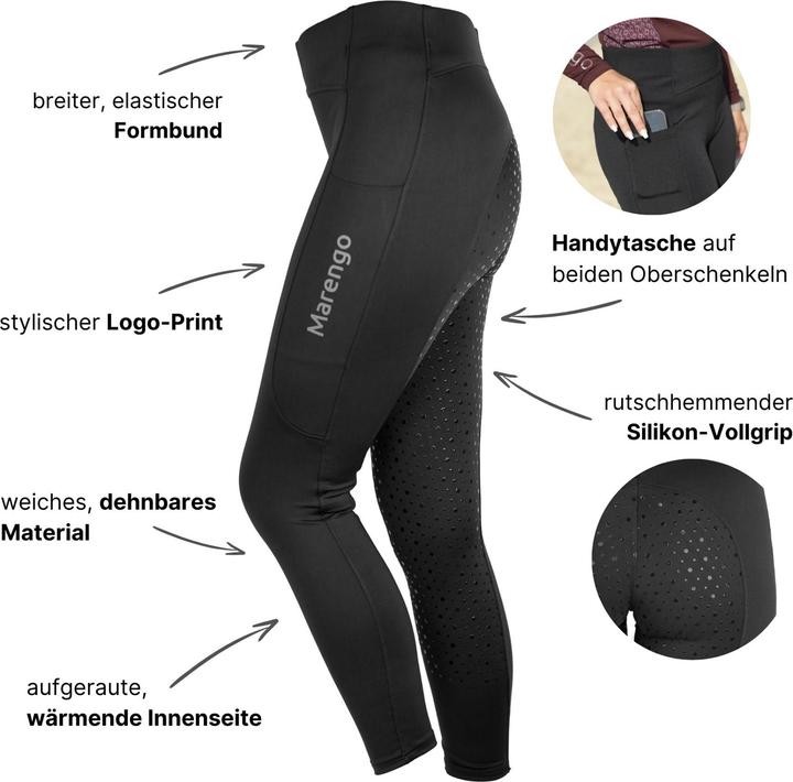 Actual product image Marengo Chilly Fullgrip thermal riding leggings (S)