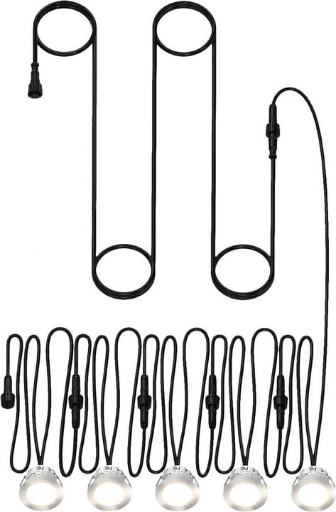 Actual product image Deltaco Patio lighting set (50 lm, IP54)