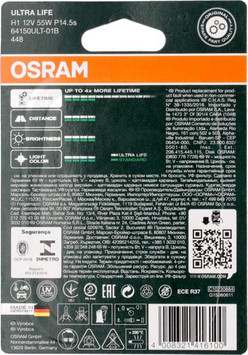 Produktbild Osram Ultra Life (H1)