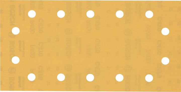 Immagine prodotto Bosch Professional Zubehör Expert C470 Carta vetrata con 14 fori per levigatrice orbitale, 115 x 230 mm, G 400, 50 pz. (400)