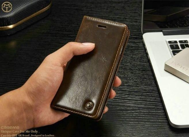 Produktbild Caseme Klassische Leder Hülle (Apple iPhone 7 Plus, Apple iPhone 8 Plus)