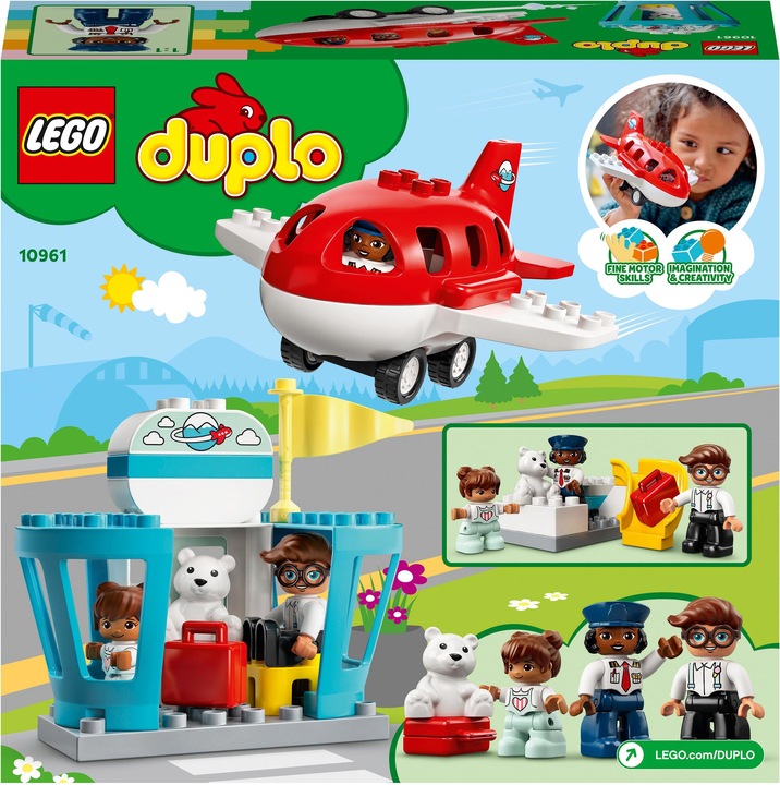 Produktbild LEGO Flugzeug und Flughafen (10961)