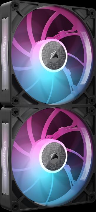 Produktbild Corsair RX MAX RGB Series, iCUE LINK RX140 MAX RGB, 140mm RGB Fan, Dual Fan Kit (140 mm, 2 x)