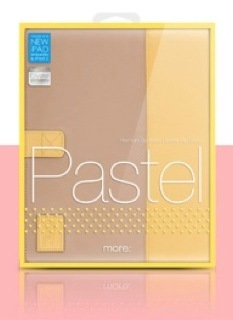 Produktbild more. Pastel Collection, wunderschöne Tasche in Pastellfarben mit Standfunktion für iPad 2/3 und iPad 4 (iPad 2012 (4. Gen), iPad, iPad 2012 (3. Gen))