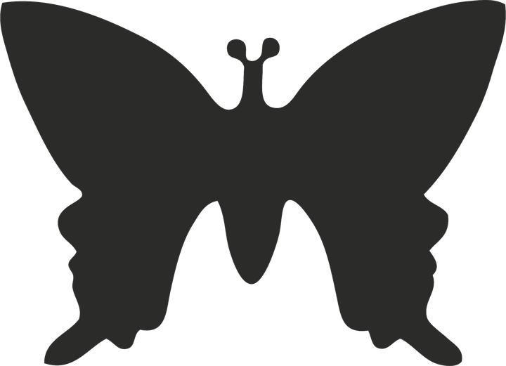 Productafbeelding Heyda Motief pons vlinder, klein, kleur: rood