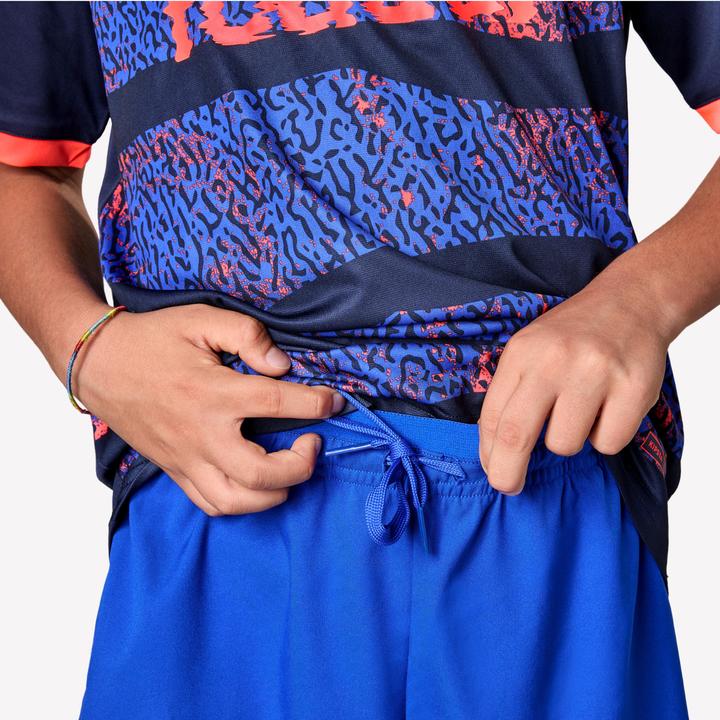 Immagine prodotto Kipsta Kinder Fussball Shorts - Viralto blau/rot (140)