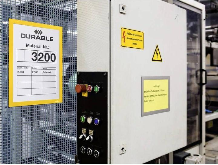 Produktbild Durable 2 Magnetrahmen DURAFRAME® MAGNETIC A4 gelb