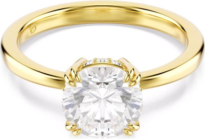 Immagine prodotto Swarovski Stilla Attract Cocktail Ring Rundschliff Weiss Goldlegierungsschicht (55)