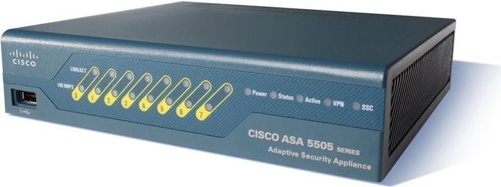 Actual product image Cisco ASA 5505 Firewall Edition, Unlimited User