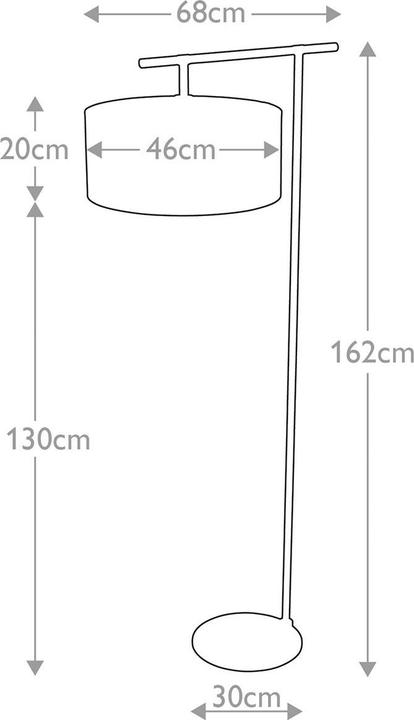 Actual product image Elstead Lighting Balance floor lamp E27 white/nickel polished, Made in UK (E27)