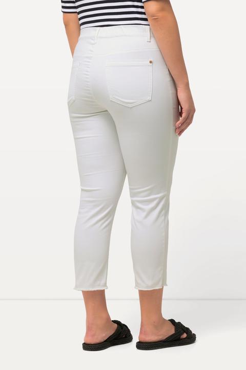 Produktbild Ulla Popken 7/8-Hose Sienna, Fransensaum, schmales Bein (58)