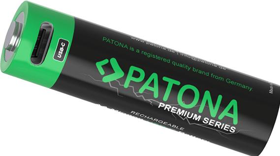 Productafbeelding Patona Premium 4x Micro AA USB-C (4 Pcs., AA, 2000 mAh)