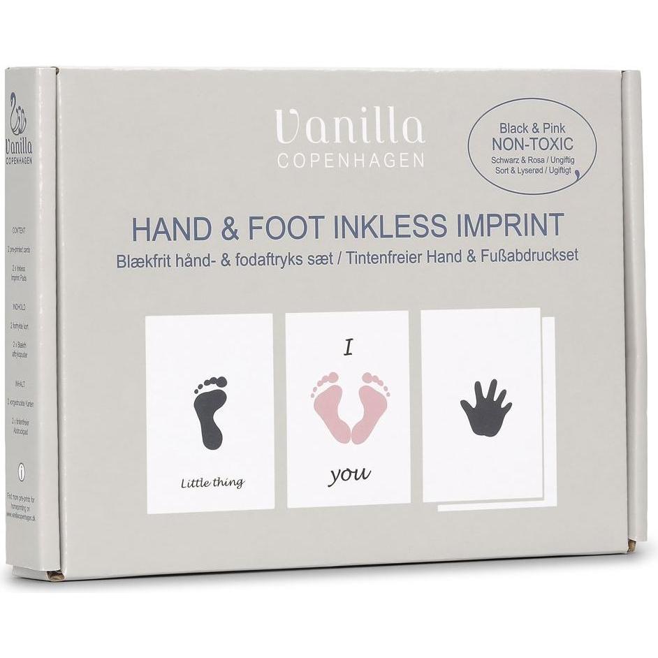Copenhagen, Prodotti cura dei piedi, Vanilla - Hand & Foot Inkless Pads - Pink/Black - One size (MEMO0424)