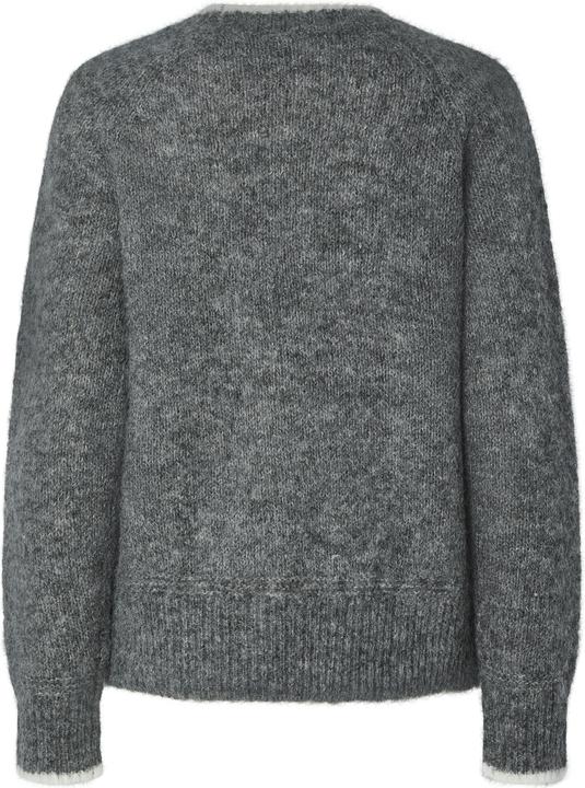 Image du produit Pieces Pcivy Ls O-Neck Contrast Knit Noos Bc (XS)