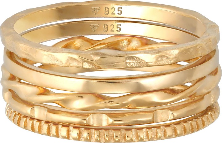 Image du produit Elli Basic Ring, set de bagues (56, Argent 925)