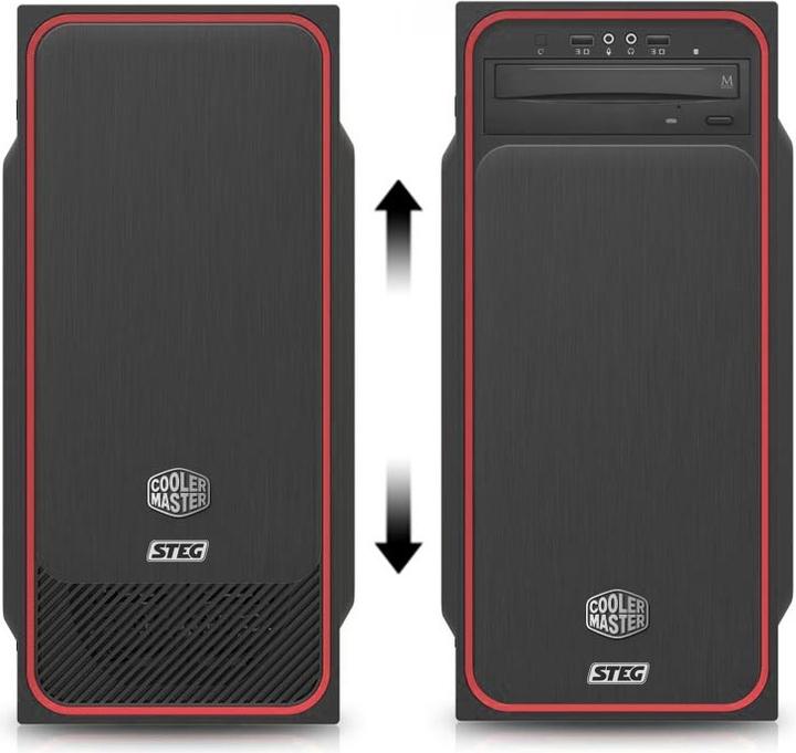 Produktbild STEG PC Easy Gaming 10 V (CH, i5, 16GB, 512GB SSD, 2TB HDD, RTX 3050, W11H) (512 GB, 16 GB, Intel Core i5-12400, GeForce RTX 3050)