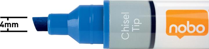 Produktbild Nobo N-Marker Viscom 4mm 1915383 blau 10 Stück (Blau, 4 mm, 10 x)