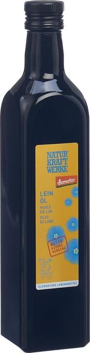 Actual product image NaturKraftWerke Linseed oil virgin Demeter (500 ml)