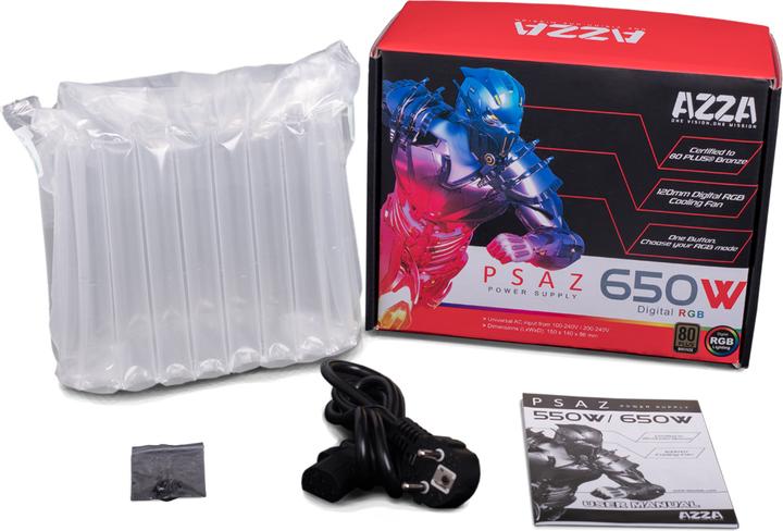Image du produit Azza Bloc d'alimentation PSAZ ARGB (650 W)