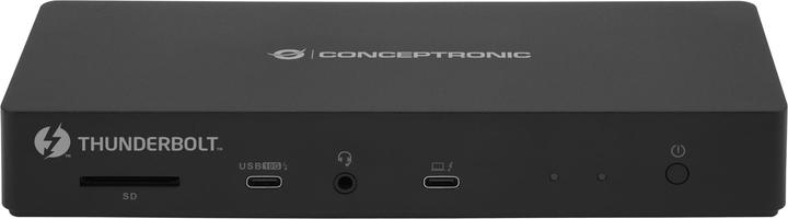 Produktbild Conceptronic Dock 13-in-1 USB-C->HDMI,2xUSB-A,USB-C,GbE 96W (13 Ports)