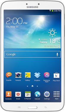 Produktbild Samsung Galaxy Tab 3 8.0 SM-T315 - WiFi (4G, 8", 16 GB, Weiss)