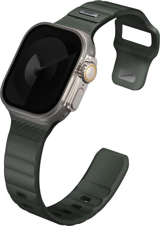 Actual product image Uniq pasek Stride Apple Watch Series 1/2/3/4/5/6/7/8/9/SE/SE2/Ultra/Ultra 2 42/44/45/49mm FKM Rubber (42 mm, 44 mm, 45 mm, 49 mm, Plastic)
