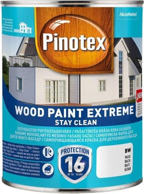 Actual product image Pinotex Paint Woodpaint Extreme Bw 2.5l (White wood colour, 2500 ml)