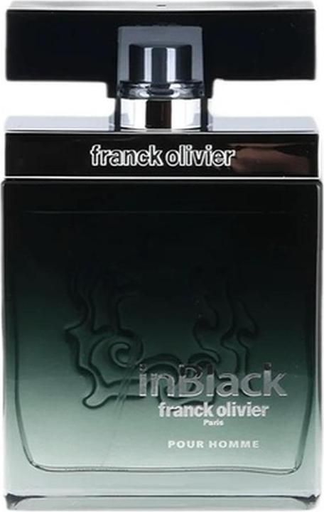 Actual product image Franck Olivier In Black Pour Homme EDT spray 50ml (Eau de toilette, 50 ml)