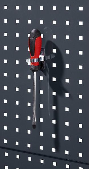 Produktbild eurokraft pro Stahlblechplatte mit Quadratlochung