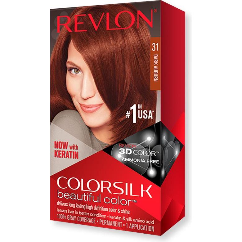 Revlon Professional, Haarfarbe, COLORSILK tinte #31-castaño oscuro cobrizo (31-castaño oscuro)
