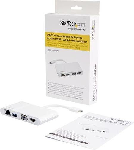 Produktbild StarTech Multiport Adapter (USB Typ-C, 11.40 cm)